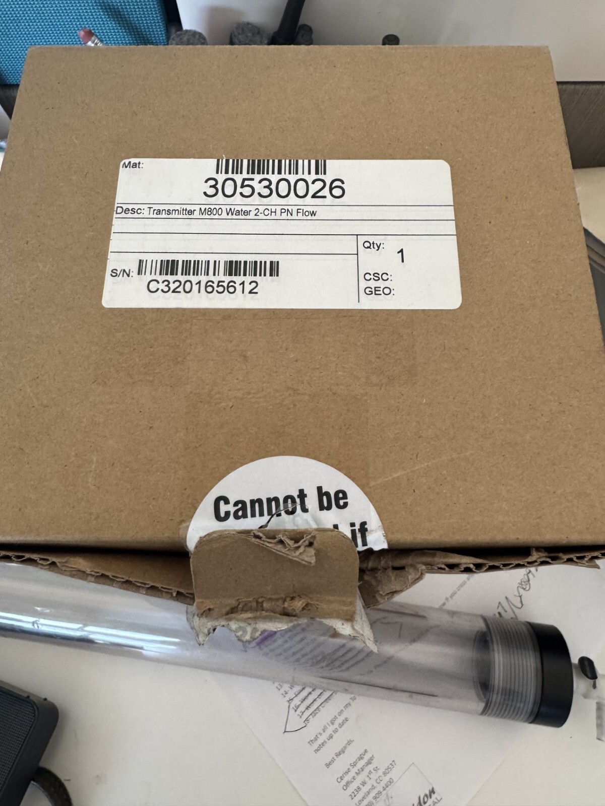 Transmitter M800 Water 2-CH PN Flow Mettler Toledo