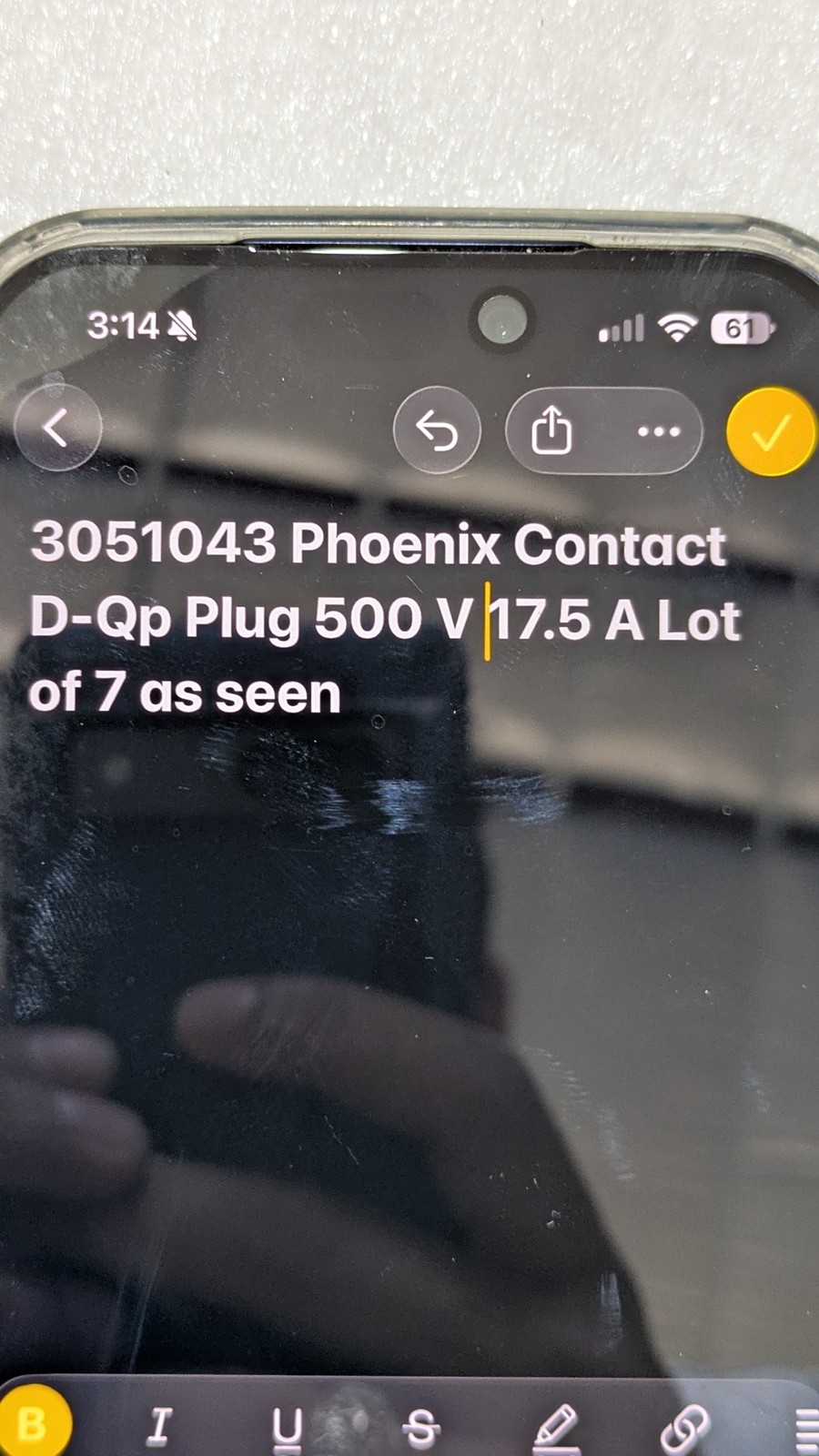 PHOENIX CONTACT TYPE D-QP 1,5 500V 17,5A . LOT OF 7 AS IN PICTURE 3051043
