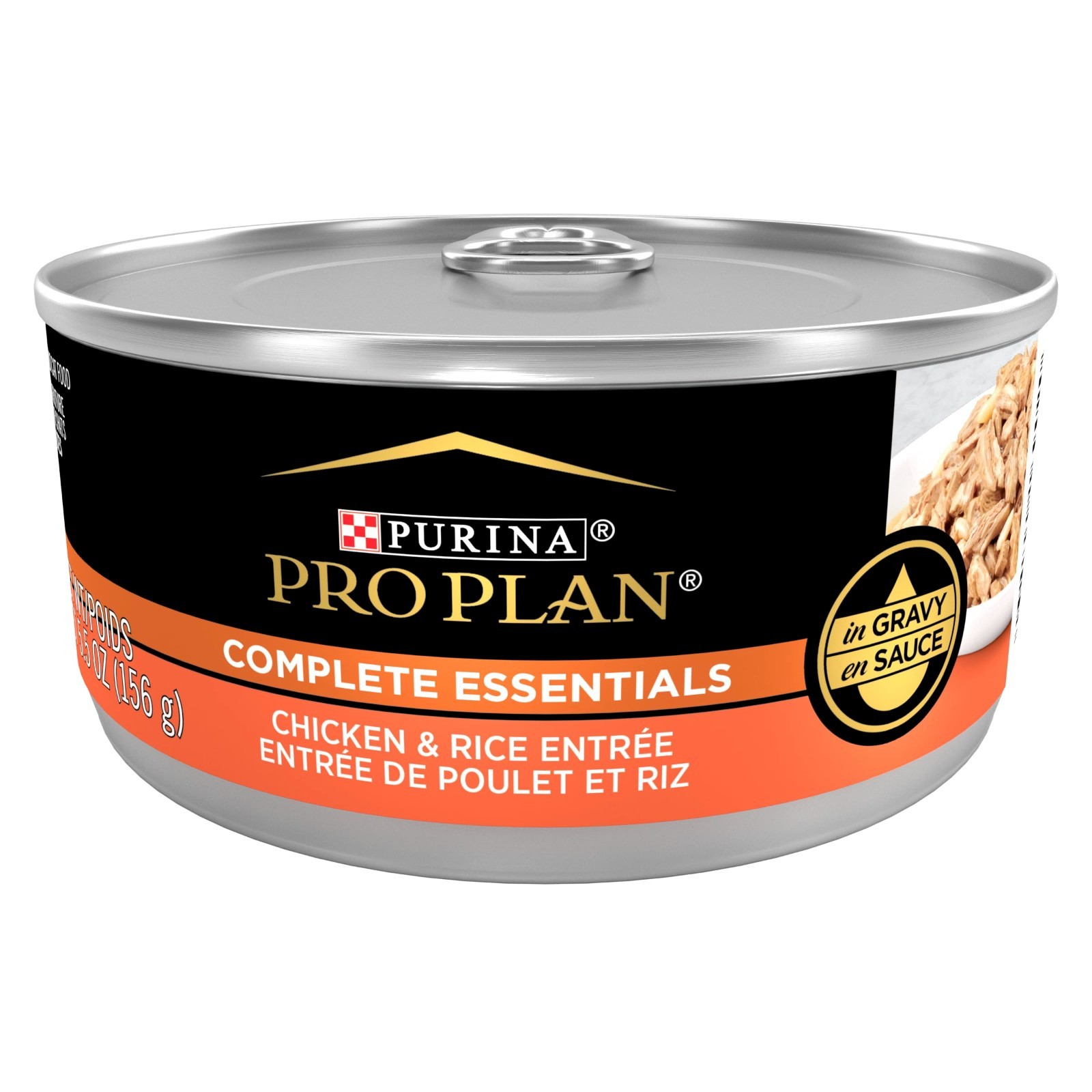 Purina Pro Plan Complete Essentials High Protein Cat Food Wet Gravy,Chicken,24ct