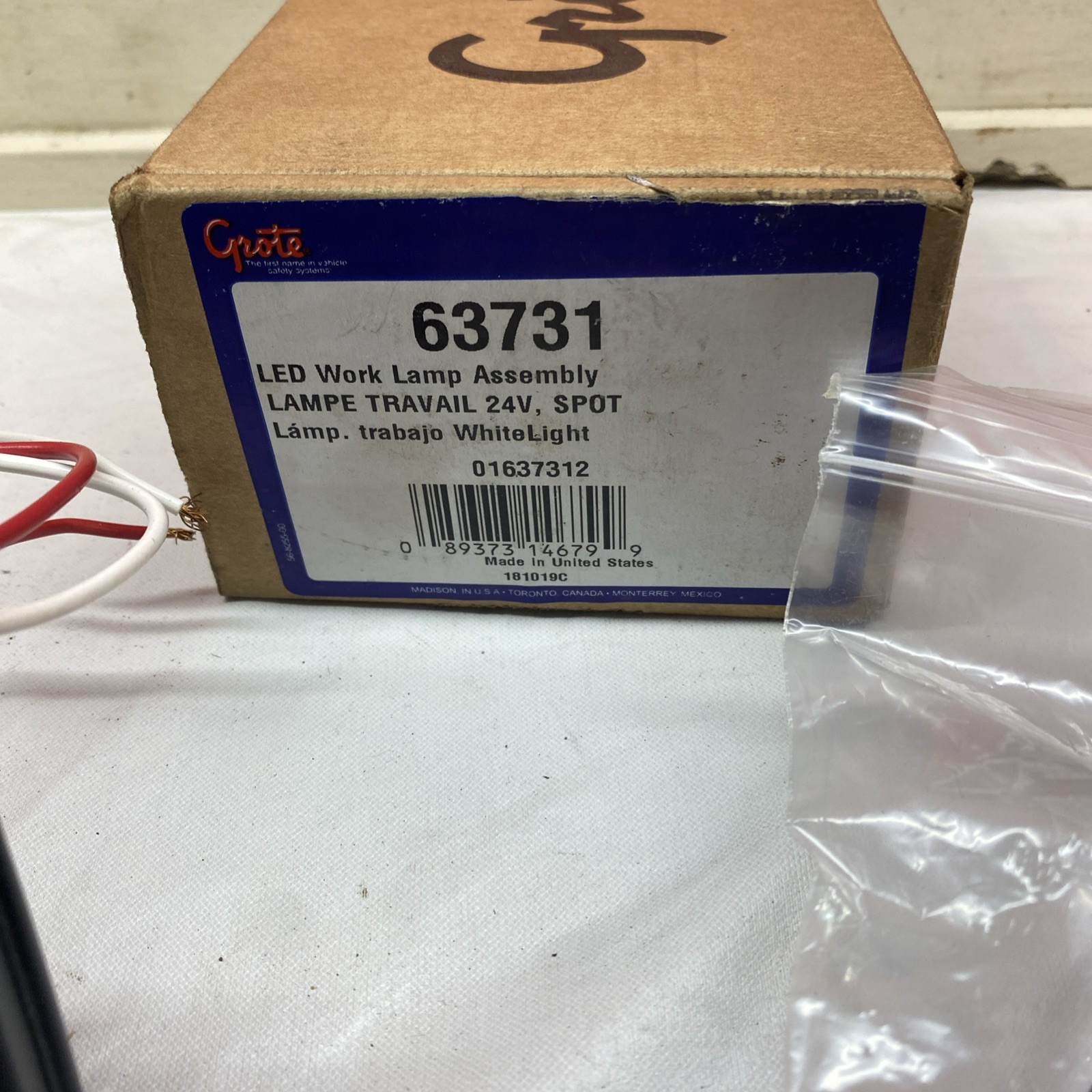 Grote 63731, spot loihhty Rectangular, Led,