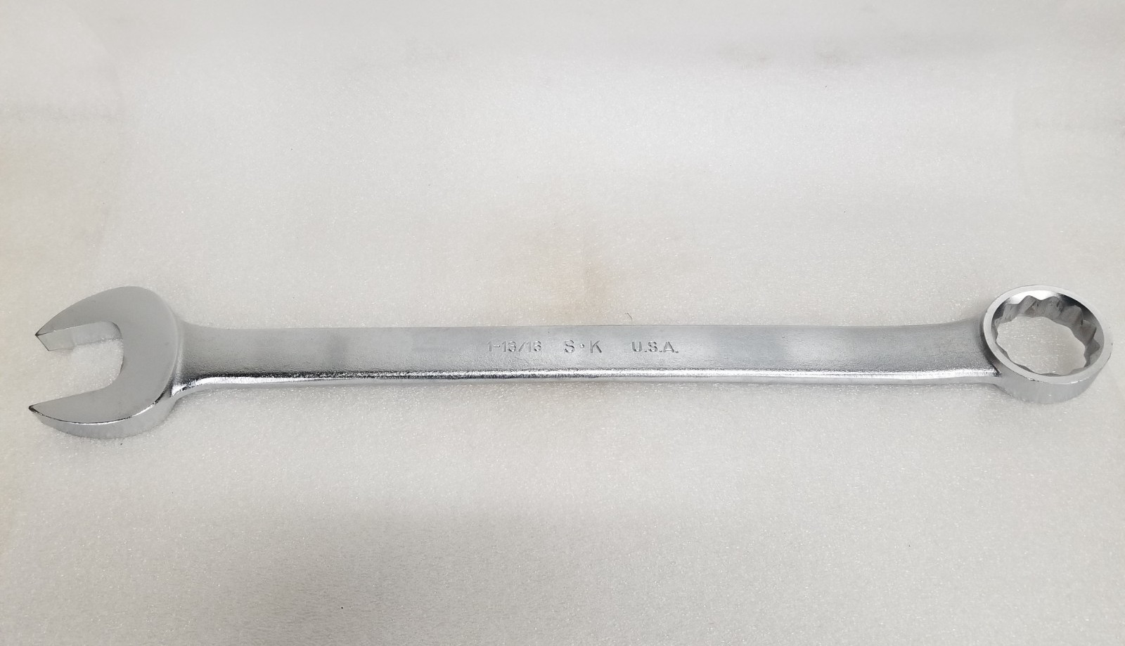 S-K Tools C58 Combination Wrench 1-13/16″ SurGrip 12-Point 24″-OAL Made in USA