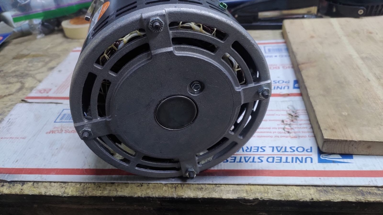 US Motors 1828H Polyphase Air Over Motor P63SYABY-1158 850 RPM 208-230/460 VAC