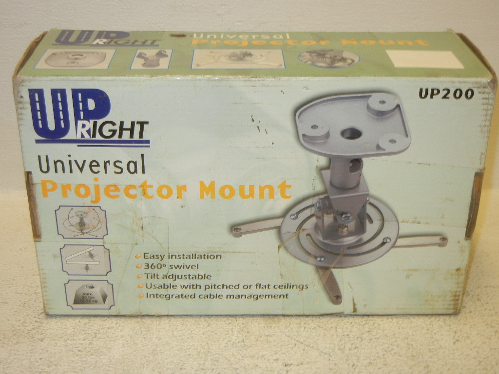UPRIGHT MOUNTS INC. UP200 NEW UNIVERSAL PROJECTOR MOUNT UP200