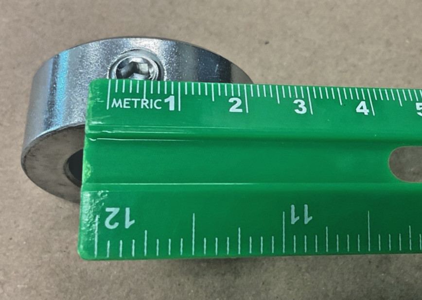 NEW, (LOT OF 23) 1 1/2” ZINC PLATED STEEL LOCKING COLLAR 2229656, FREE SHIPPING