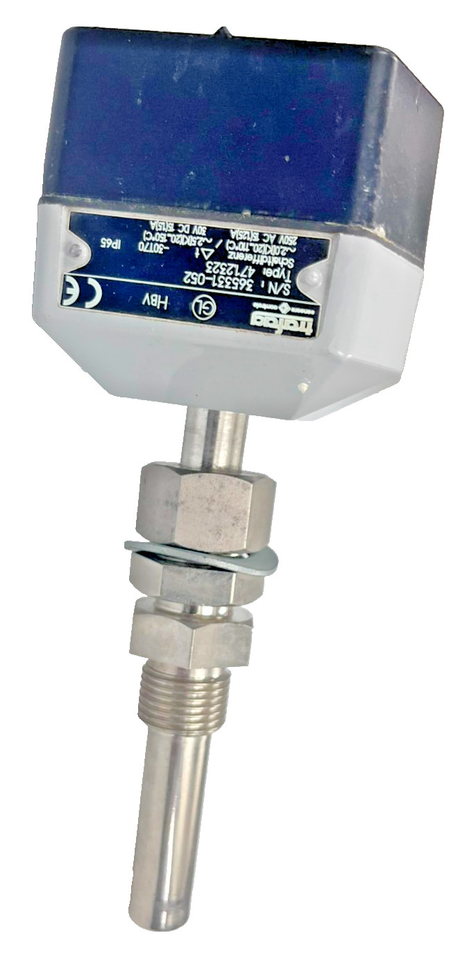TRAFAG Navistat Type 471.2323 Temperature Switch Stem 50 mm G1/2 set @ 90°C GL