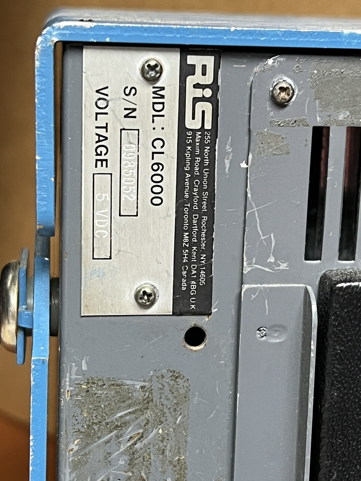 USED RIS CL6000 SUPERCAL METER ATS