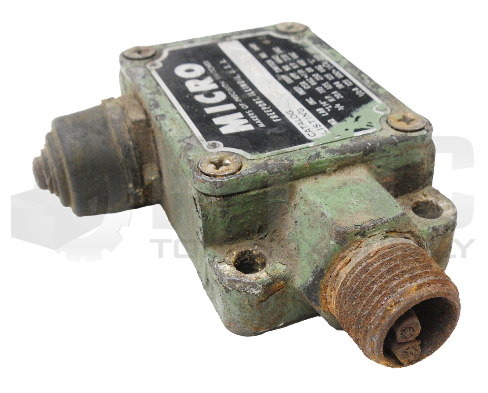 MICROSWITCH BAF1-2RN RH SNAP LIMIT SWITCH 1-1/2HP 115-230VAC 20A