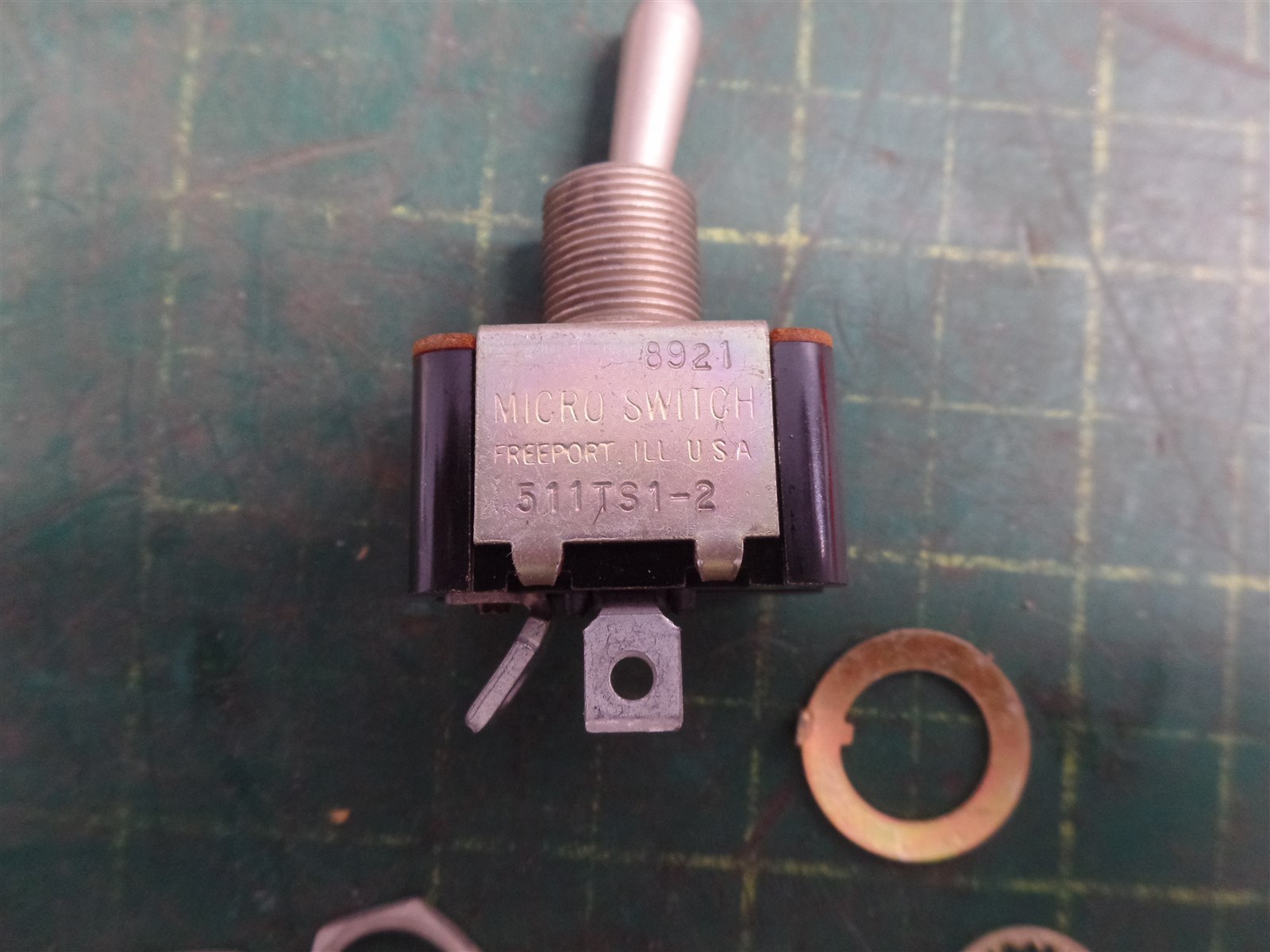 GENUINE TROJAN O&K 10230338700 TOGGLE SWITCH ASSEMBLY, 8921, 15A, 1/2HP, L191