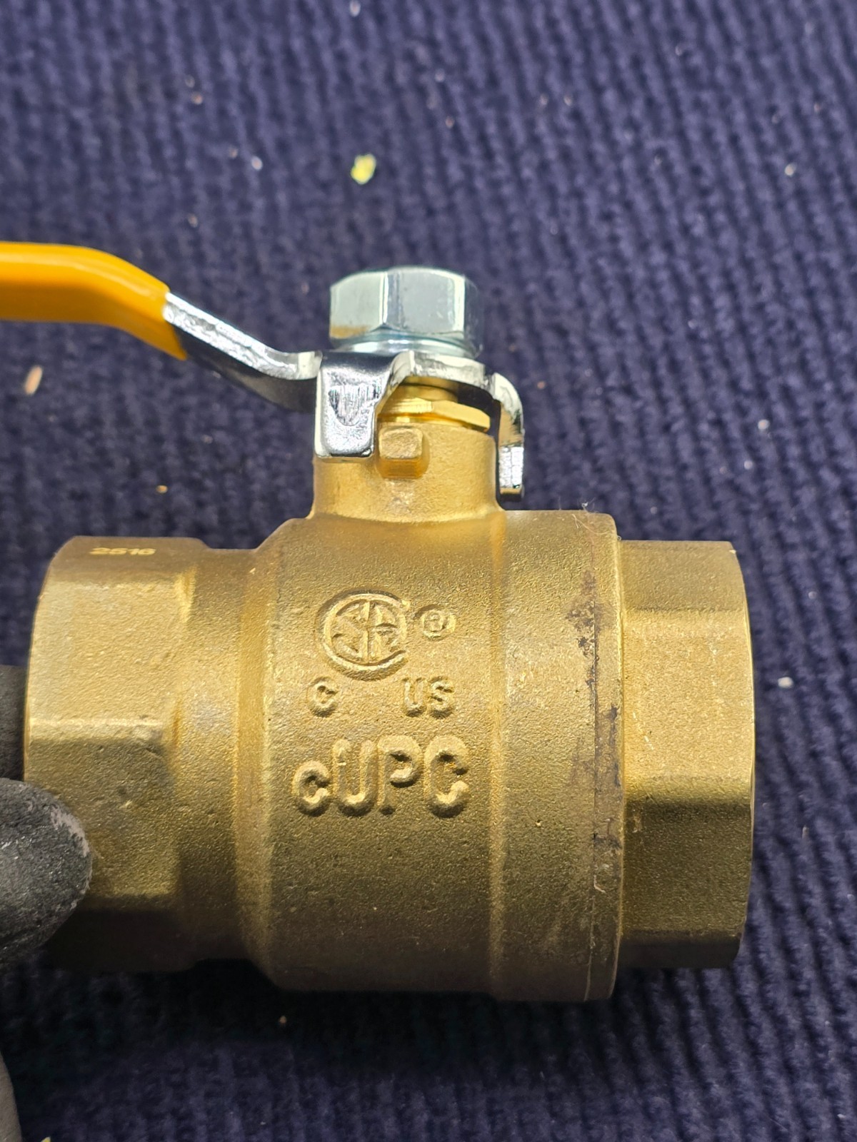 BLUEFIN 1-1/2” 600WOG BRASS FULL PORT BALL VALVE 150WSP