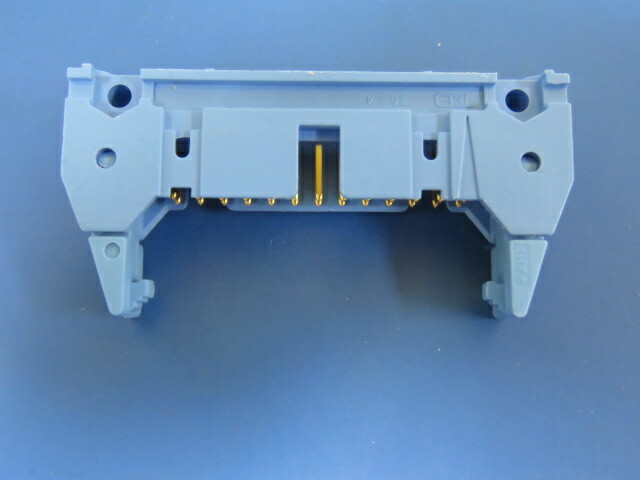 THOMAS AND BETTS 609-2604ES Qty of 14 per Lot Header Connector, PCB Mount, Rece