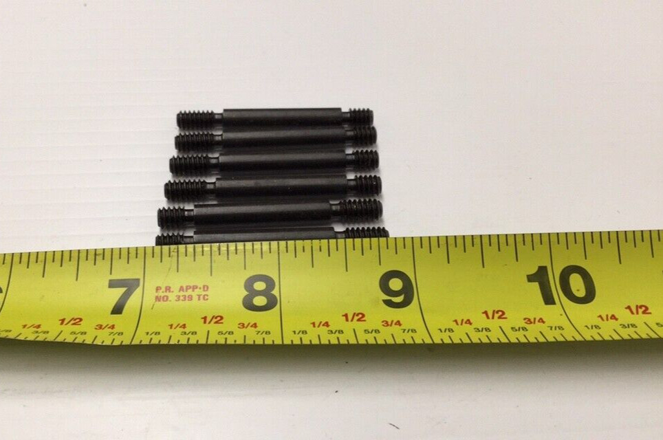 Gardner Denver 21088 Stud 10-24 Treaded Ends 1-7/8″ OAL 3/16″ OD (Pack Of 6)