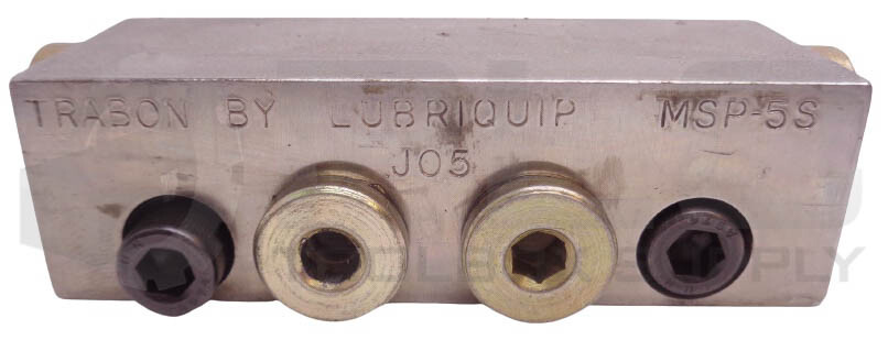 NEW LUBRIQUIP TRABON MANZEL MSP-5S DIVIDER VALVE