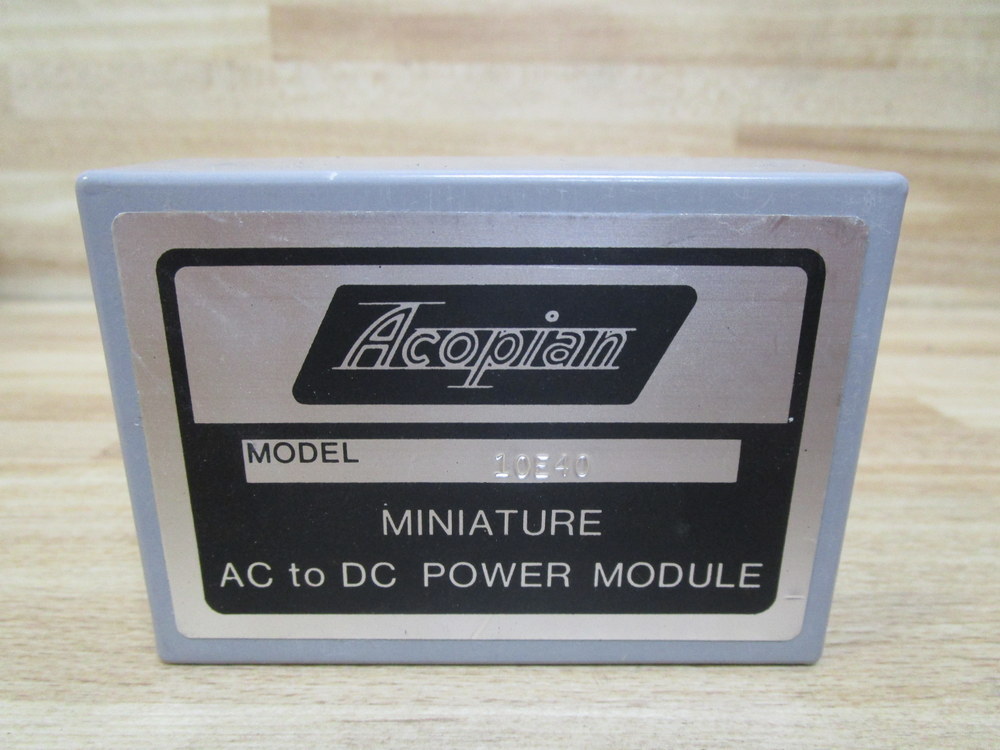 Acopian 10E40 Miniature AC To DC Power Module