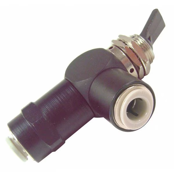 Pneumadyne Toggle Valve 3 Way 1/4 Push In Normally Closed Air Control 125 PSI