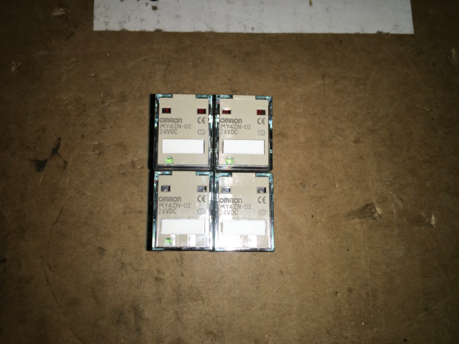 Omron relay, MY4ZN-D2, 24vdc, 4pcs, KP-655
