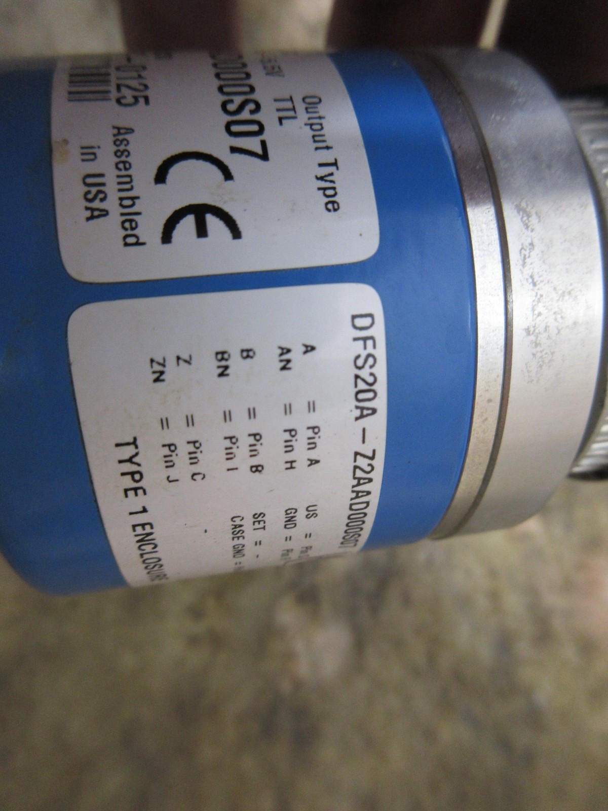 HARDINGE COBRA LC-65 SICK DFS20A-Z2AAD000S07 IDENT NR 1077818 ENCODER WARRANTY
