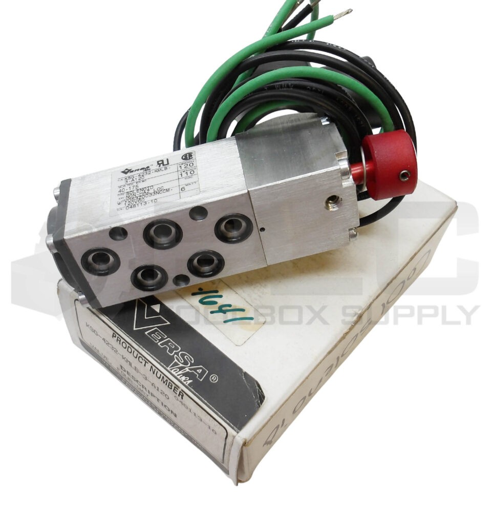 NEW VERSA KSG-4232-KMLB-3-A120 VALVE 4-WAY 120V/60HZ 110V/50HZ 6W