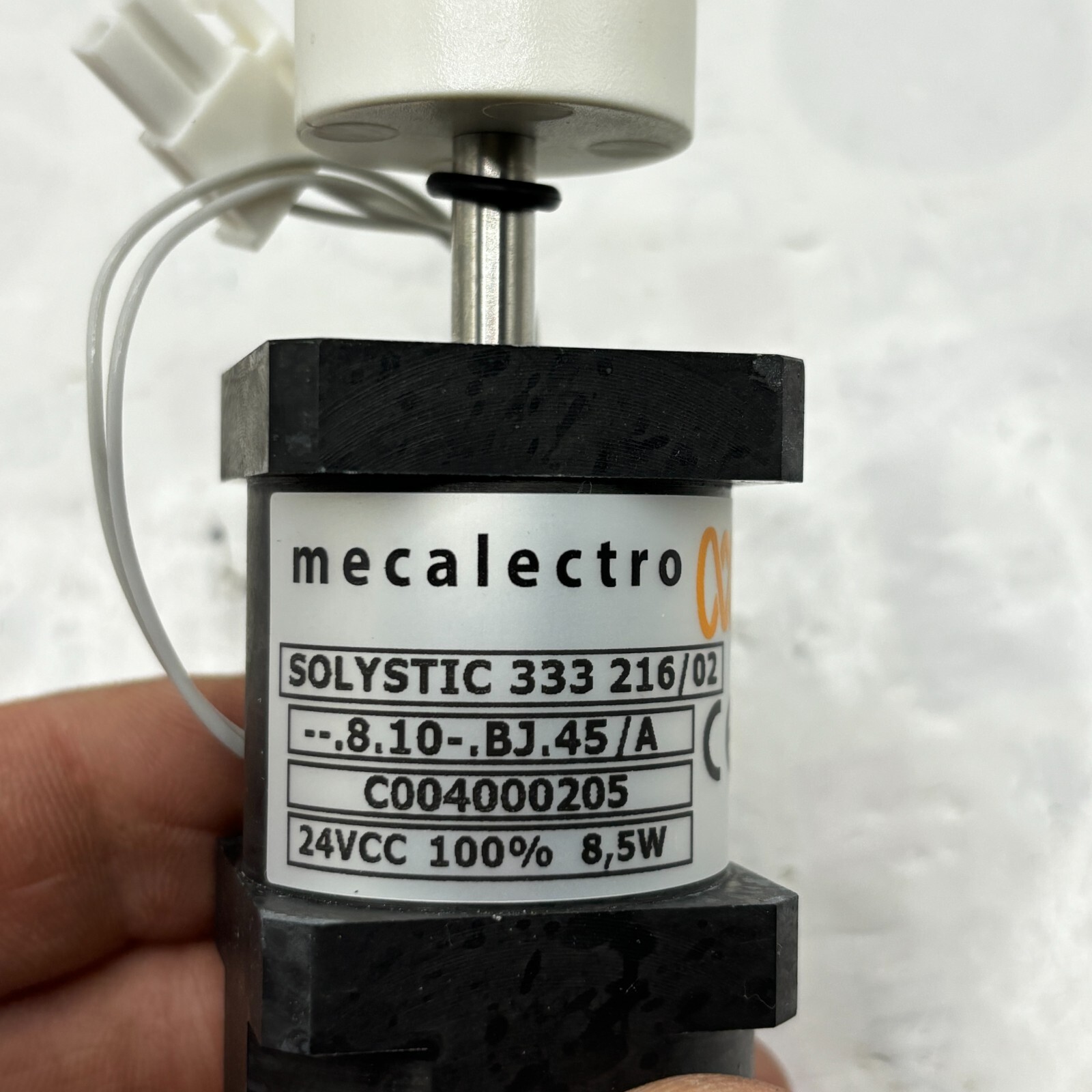 Mecalectro 333 216/02 Solenoid Interlock Switch 8.10.BJ.45 /A 24VDC COIL 8.5W ⭐