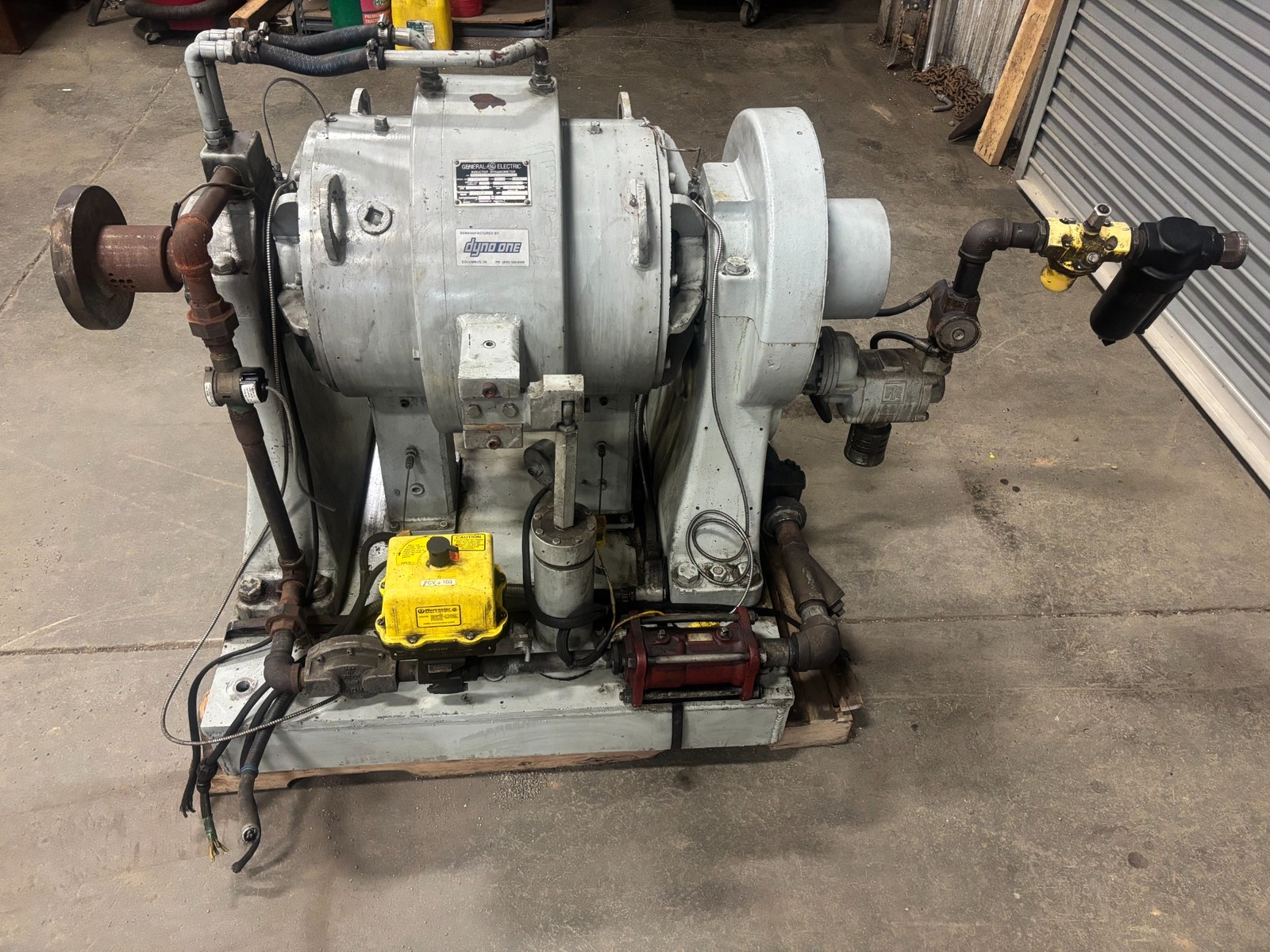 GE 1G749 500 HP DYNAMOMETER 2500 to 8000 RPM