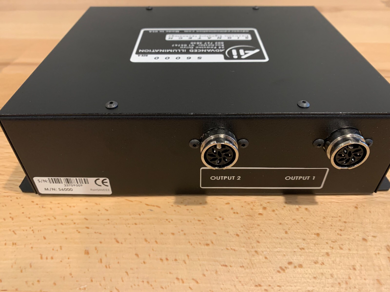 Advanced Illumination S6000 Strobe Controller, New NIB