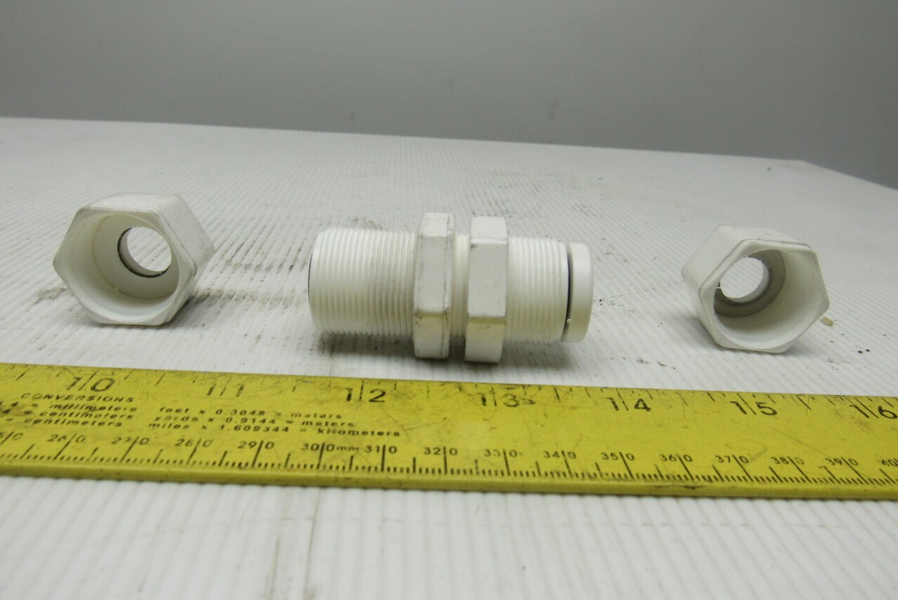Parflex W8BU8 1/2″ Compression Nylon Tube Splice Fittings Lot Of 10