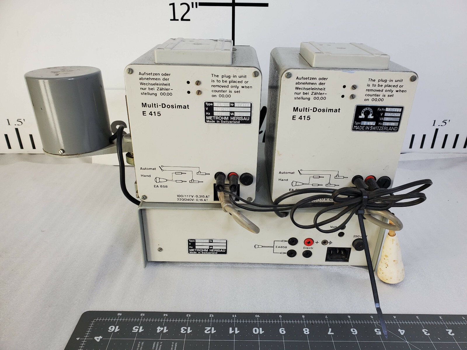 Karl Fischer Automat E 547 with 2 Multi Dosimat E 415’s