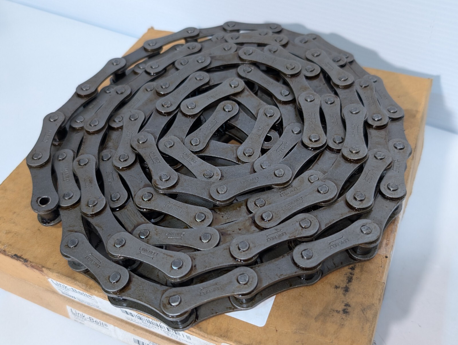 Rexnord C2050R10BX Link-Belt Roller Chain, Riveted, 10ft, 96 Pitches