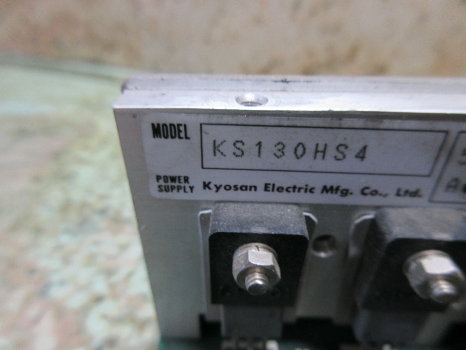 KYOSAN POWER SUPPLY UNIT KS130HS4 AQ1152PA001B MDK 13V-0