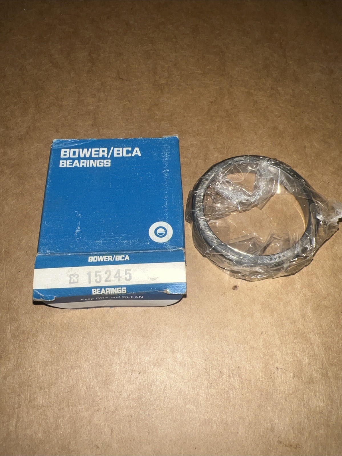 Bower 15245 TAPERED ROLLER BEARING RACE CUP 62-87 Chevy, Mopar, Etc See Desc