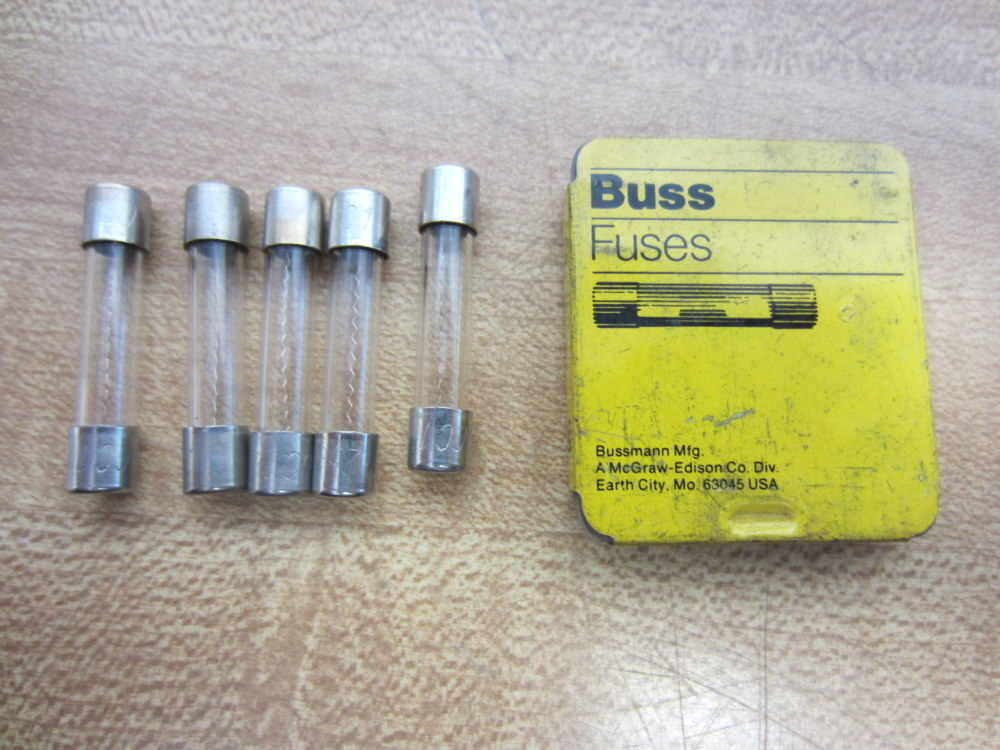 Bussmann AGC 1-1/2 Bussmann Fuse Cross Ref 4XH41, 3AG Jagged Wire (Pack of 100)