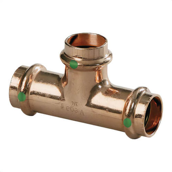 VIEGA 15523 TEE 2X1X1 BRONZE PXPXP