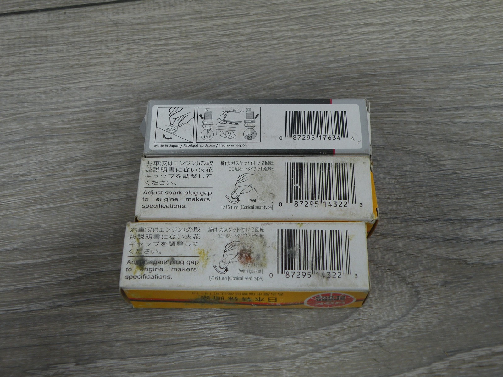 NGK BPR5ES-11 7634 BP6ES Spark Plugs Made in Japan – Lot of 3 New in Box