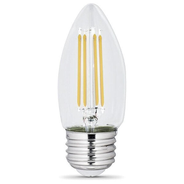 Feit Electric BPETC60927CAFIL/2/RP 5.5 W, Compact LED Bulb, White, B10
