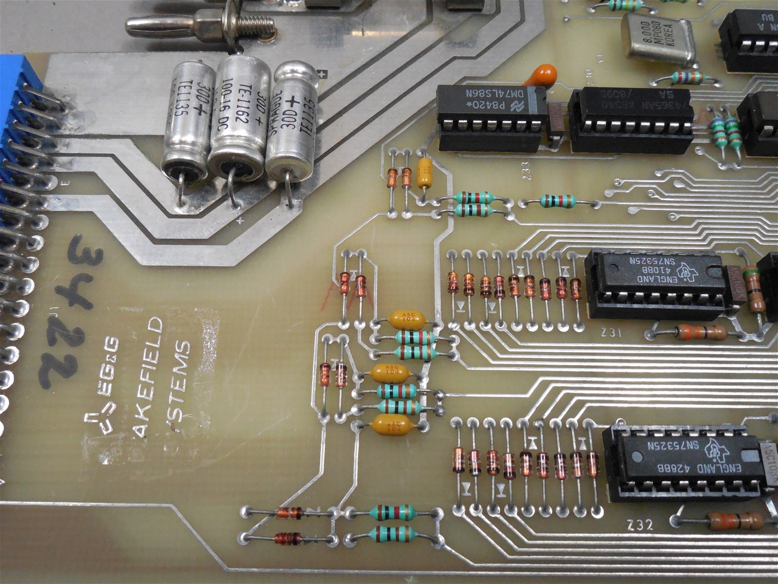 EG&G Wakefield Systems UEX-101 Circuit Board Assembly USED
