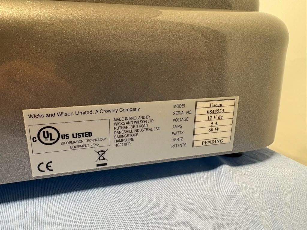 Crowley Wicks & Wilson Uscan+ HD The Universal Microfilm/Microfiche Film Scanner