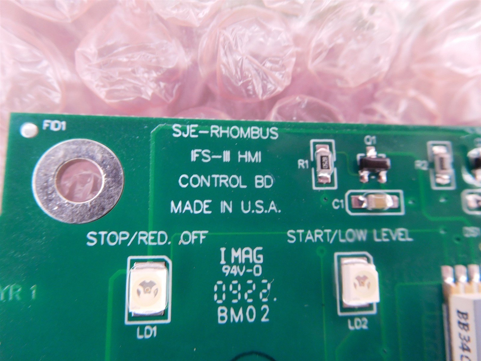 SJE RHOMBUS IFS II HMI Control Board #10295961 (082625)