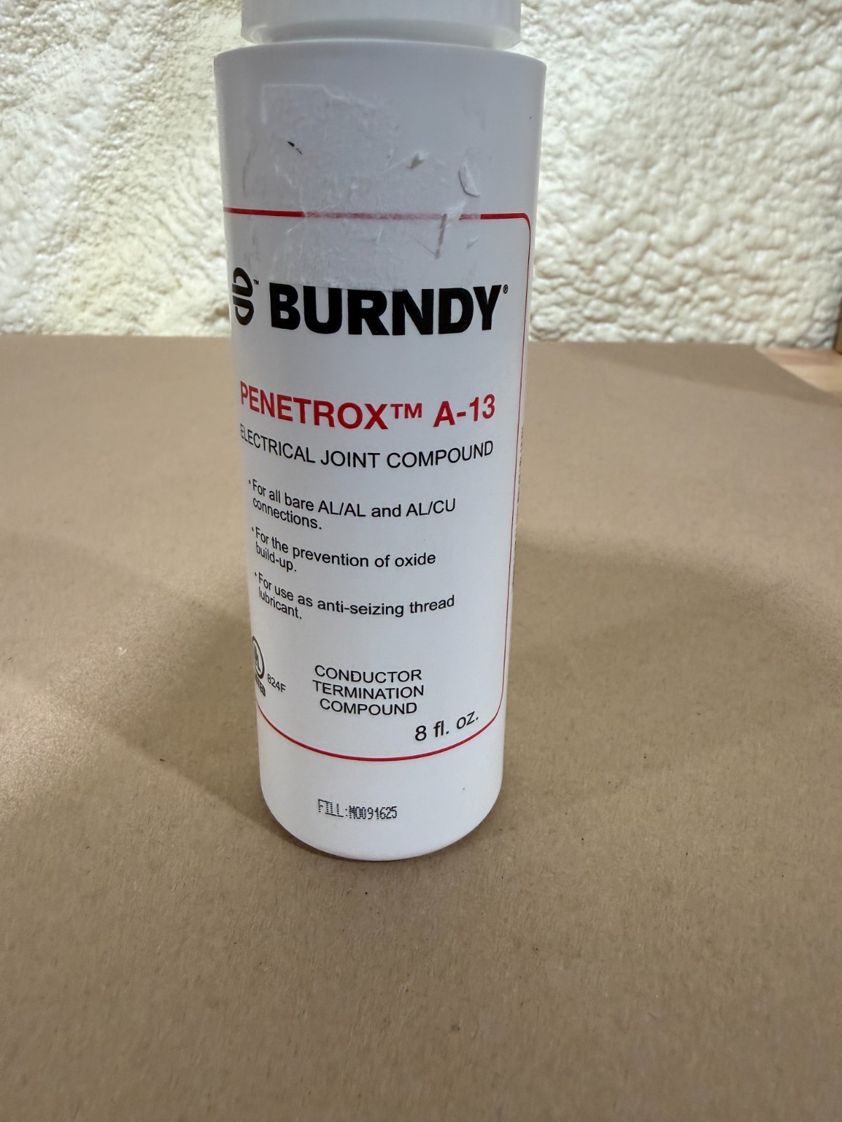 Burndy Penetrox A-13 Electrical Joint Compound 8 oz Aluminum Anti-Oxidant