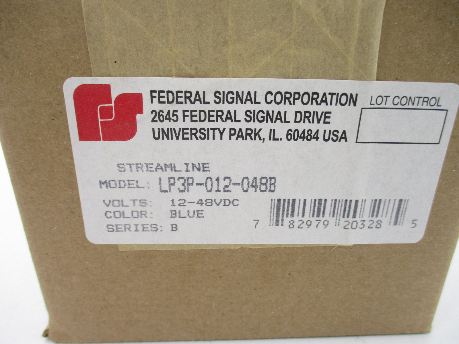 FEDERAL SIGNAL LP3P-012-048B SER. B 12-48VDC NSFS