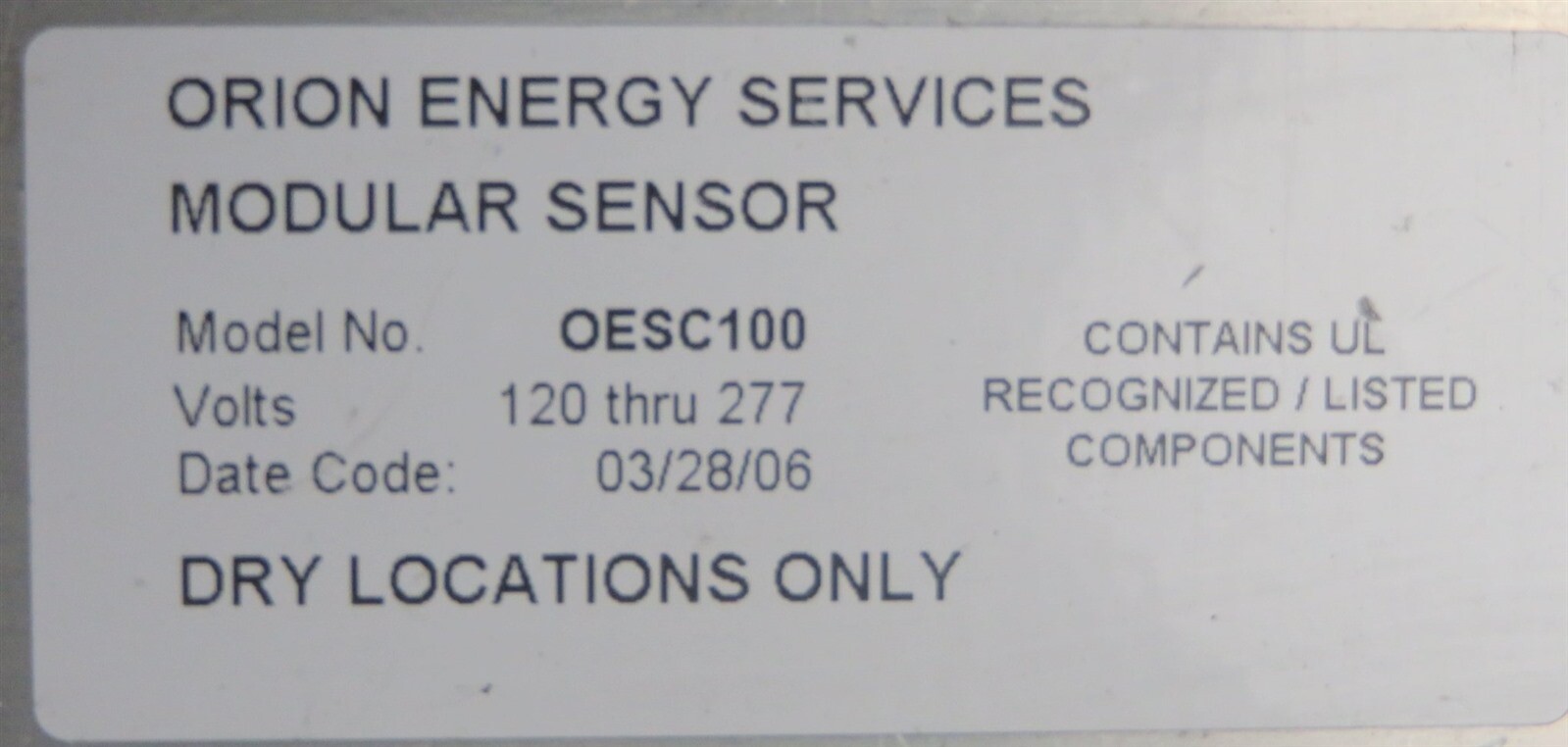 WattStopper HB-150NB High Bay Occupancy Sensor OESC100 120/277VAC Lot of 7