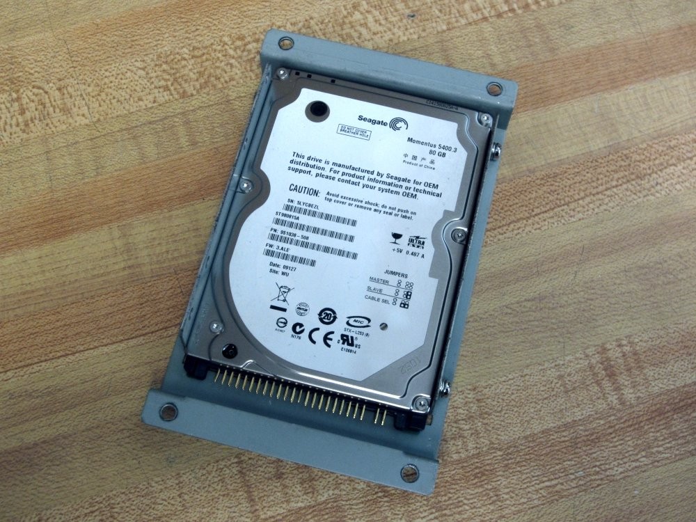 Seagate 9S1038-508 Hard Drive ST980815A Mounted in Metal
