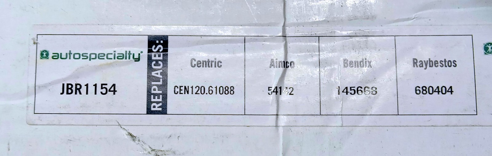 2 NEW AUTOSPECIALTY JBR1154 DISC BRAKE ROTOR NNB ***MAKE OFFER***