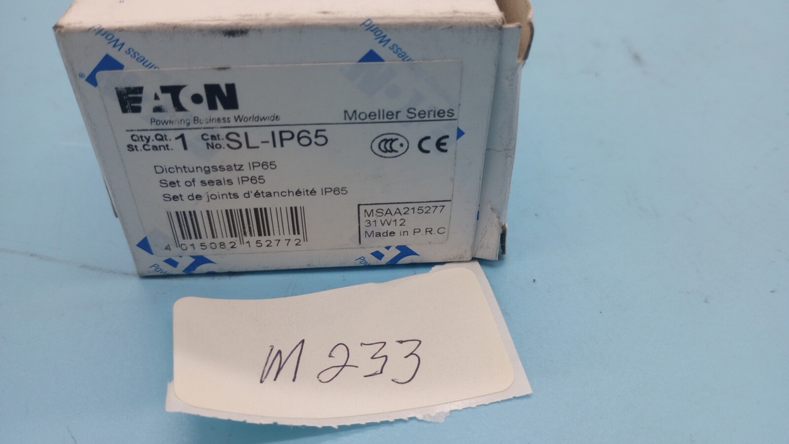 EATON SL-IP65 Klockner Moeller Eaton Set of Seals (4x) IP65 for SL (18)