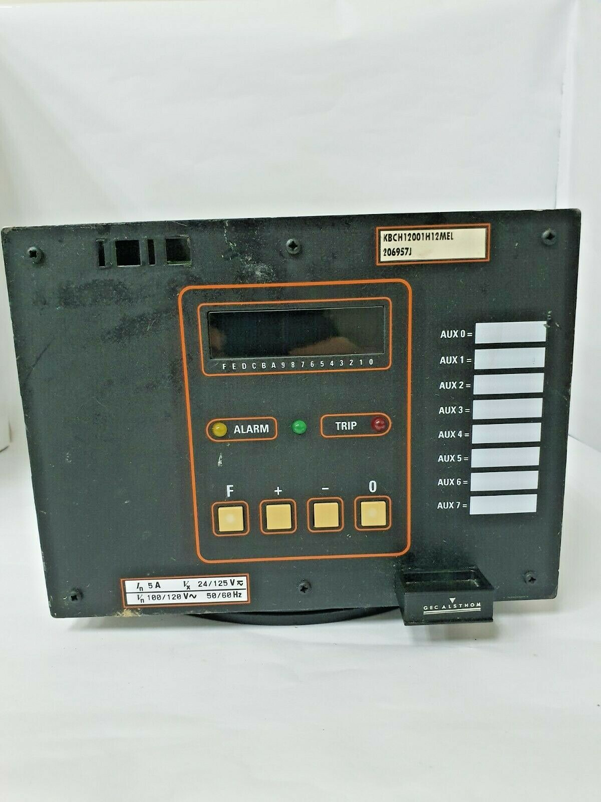 GEC ALSTHOM KBCH12001H12MEL RELAY DIFFERENTIATE,Used,UK^95802