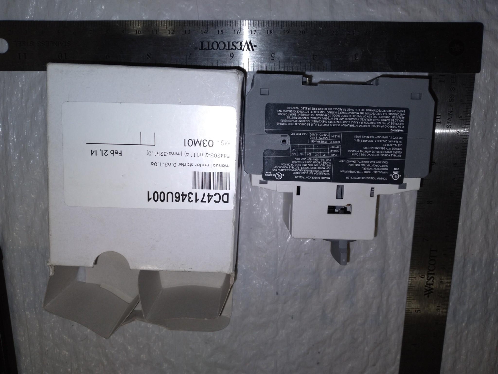 CERUS INDUSTRIAL MANUAL MOTOR STARTER CMS-32H 690V 50/60HZ 6KV