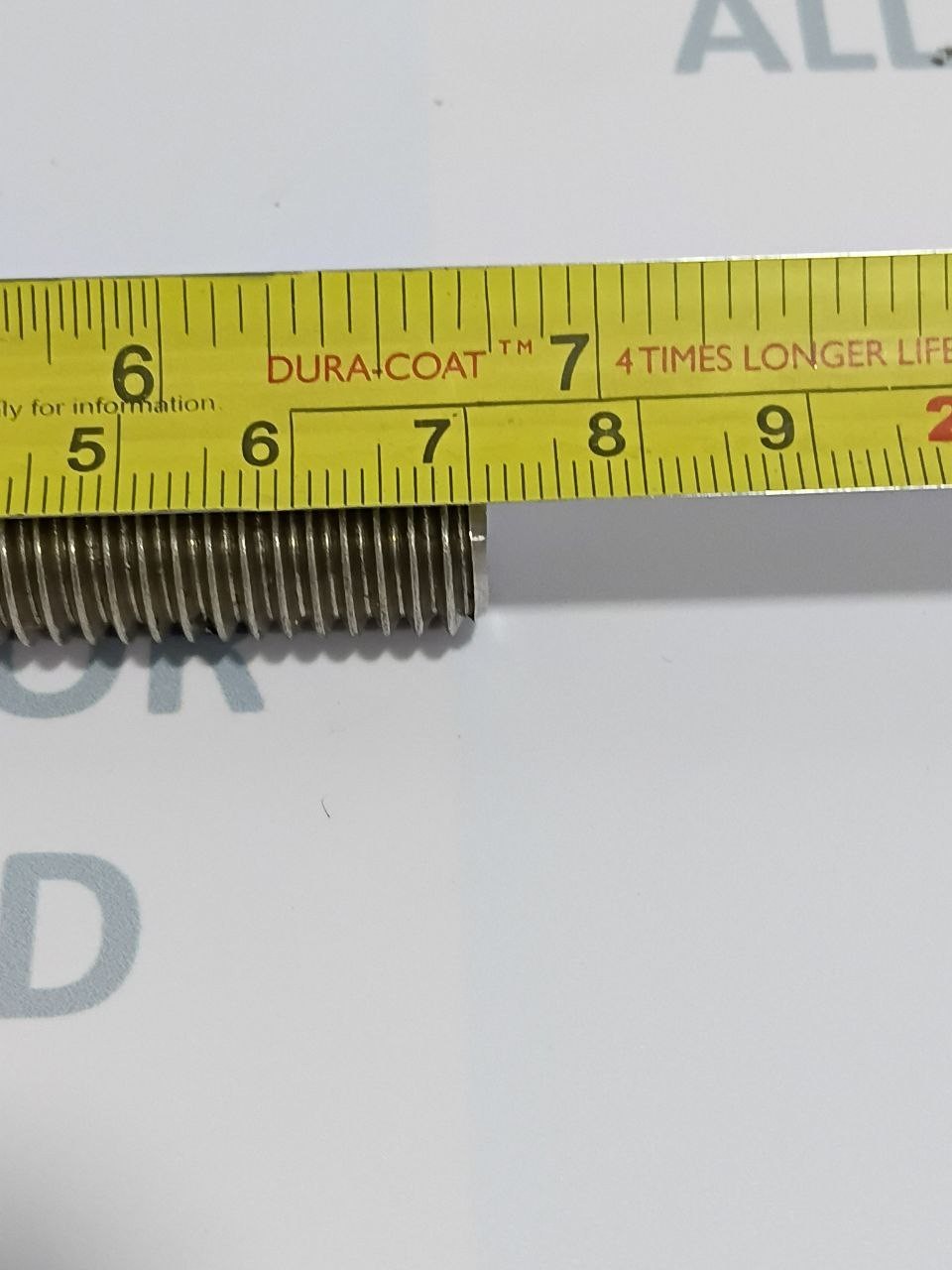 Stainless Steel Fully Threaded Studs 1793-0500C-06750 & 1793-0500C-03375 Stud