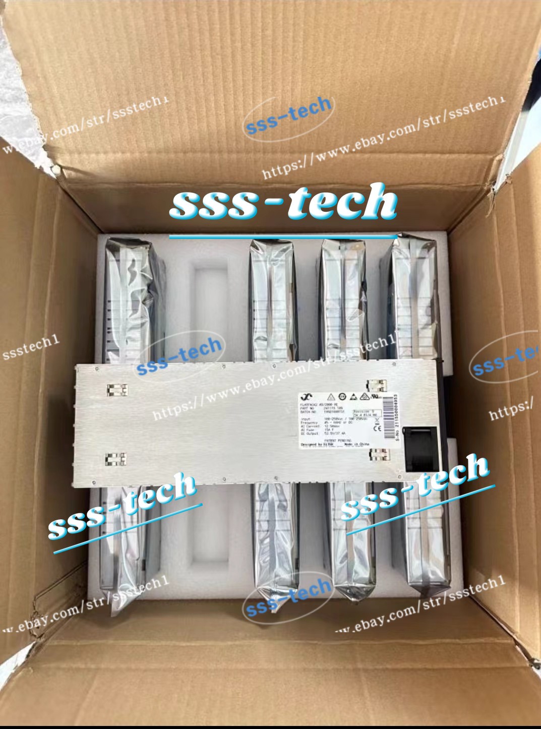 NEW ELTEK FLATPACK2 241115.105 48/2000 HE 53.5V 37.4A Power Supply H514D#sss