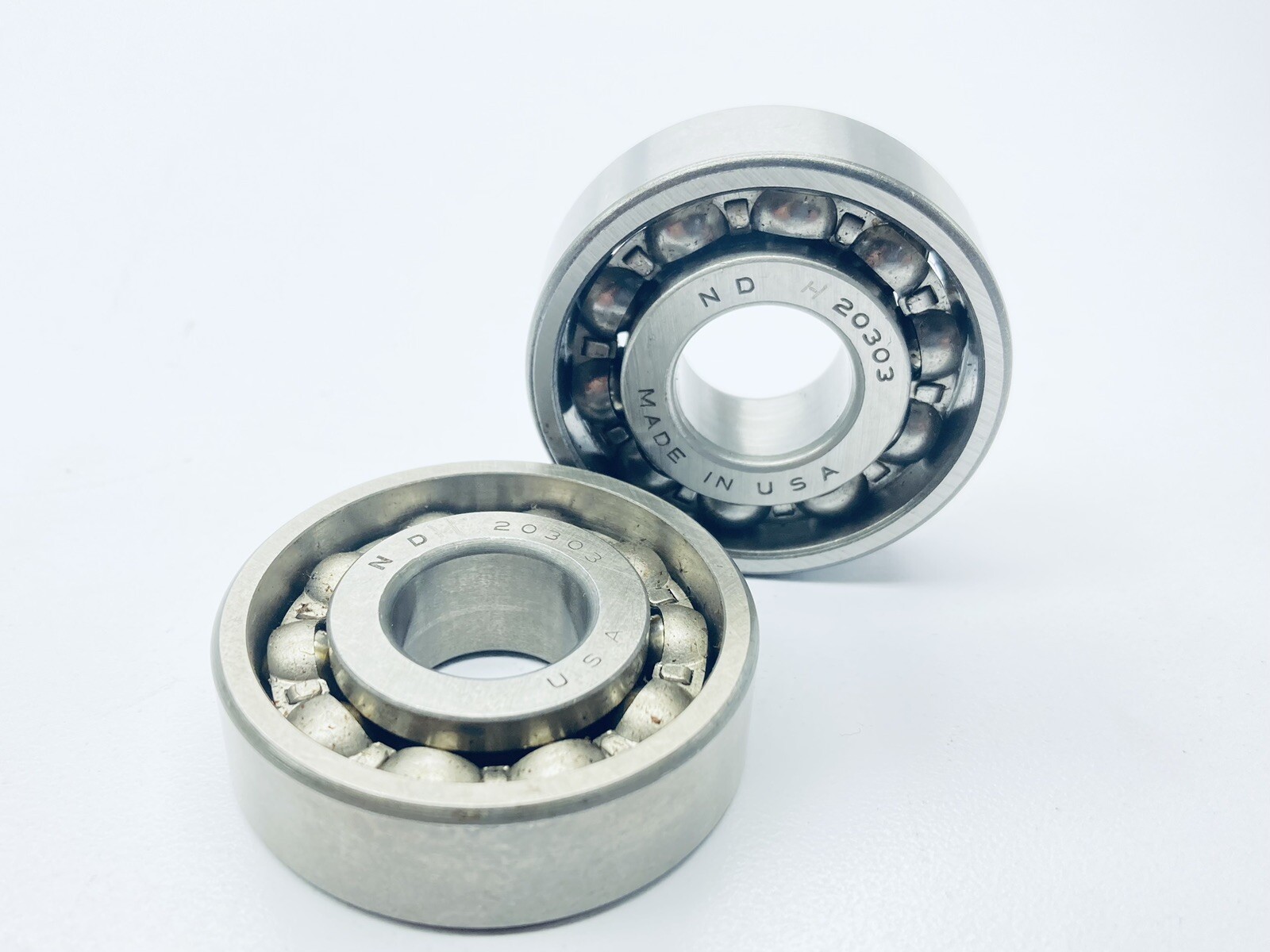 LOT OF 2 KBC 20303 NDH DEEP GROOVE BALL BEARING 17mmID 47mmOD 14mmW