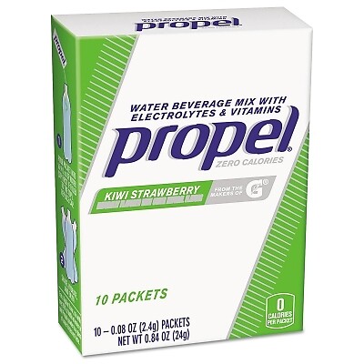 Gatorade Propel Kiwi Strawberry Powder Packet 0.08 oz, 16.9-20 oz Yield