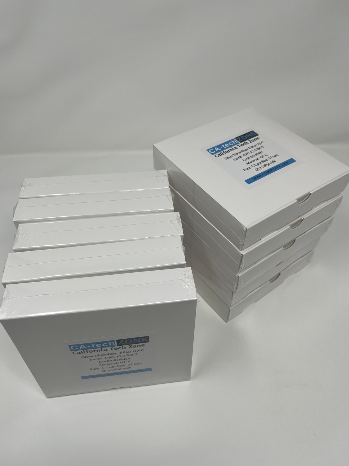 Glass Microfiber Filter Grade: GF-C (1.2μm)37 mm 5x(200/pk) (total: 1000/box)