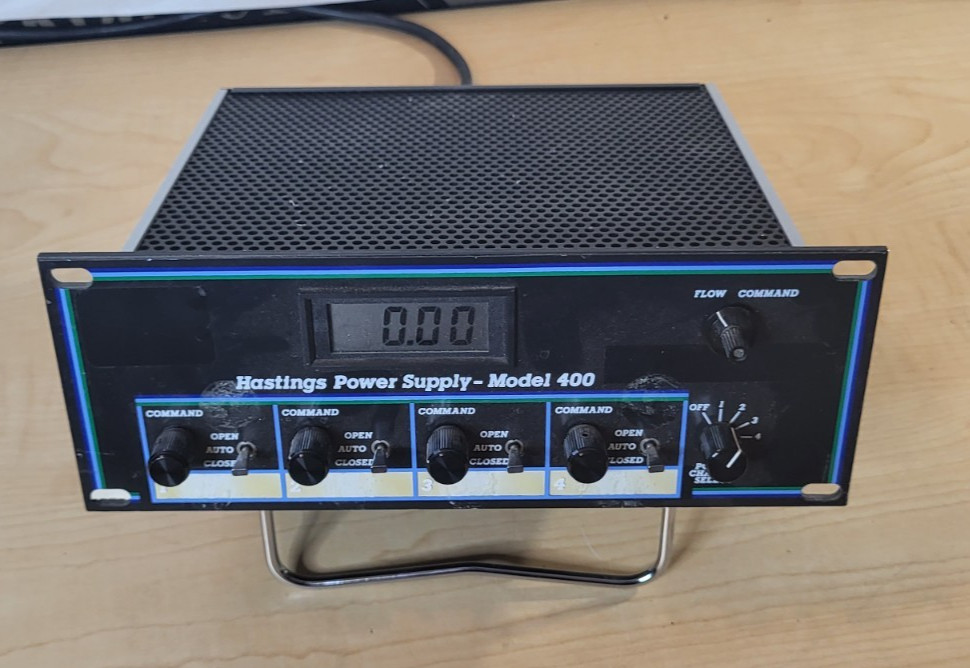 Hastings Model 400 4-Channel Mass Flow Controller Power Supply Used-tested clean